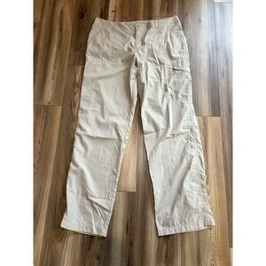 Columbia PFG performance fishing pants convertible Tan pants Lightweight size 14